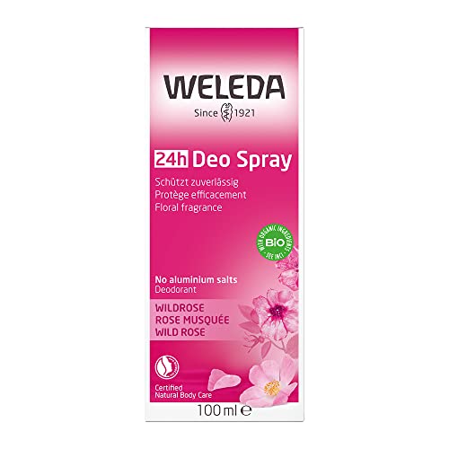 Weleda Wild Rose 24h Deodorant Spray, 3.4 Ounce