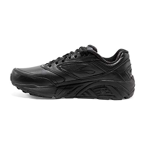 Brooks Womens Addiction Walker Walking Shoe - Black - 2E - 10.0