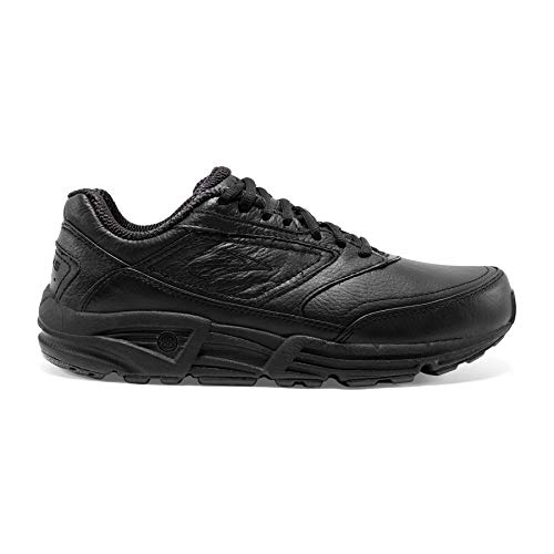 Brooks Womens Addiction Walker Walking Shoe - Black - 2E - 10.0