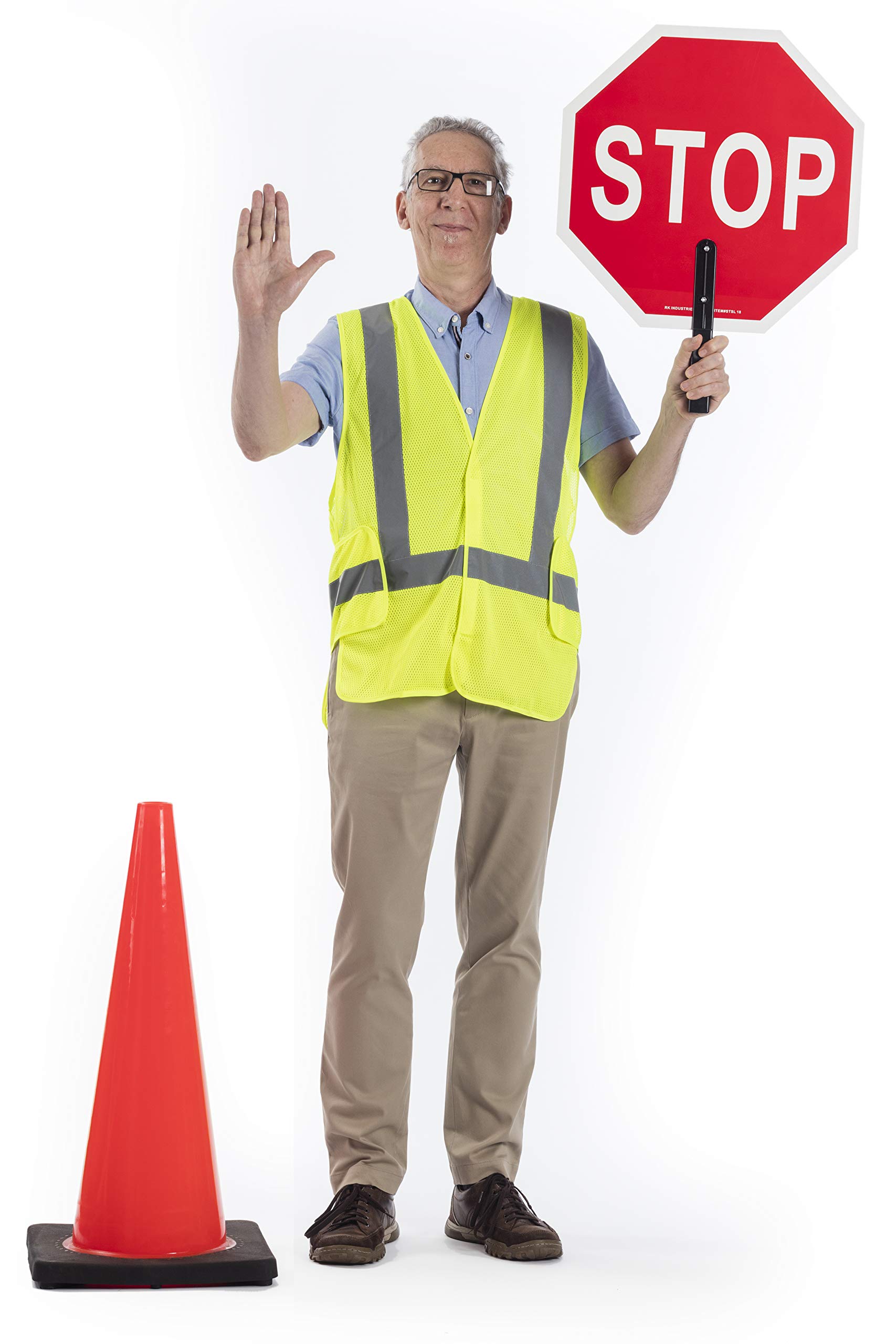 NYOrtho Reflective Vest For Walking - Highly Visible & Breathable Mesh Safety Vest Reflective -Lightweigh - Sweat-Free - ANSI/ISEA Class 3