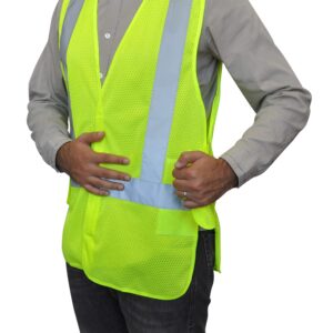 NYOrtho Reflective Vest For Walking - Highly Visible & Breathable Mesh Safety Vest Reflective -Lightweigh - Sweat-Free - ANSI/ISEA Class 3