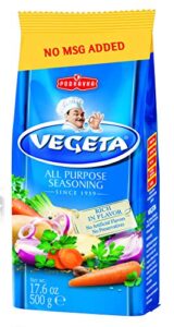 vegeta, gourmet seasoning, no msg, 17.6oz 500g bag