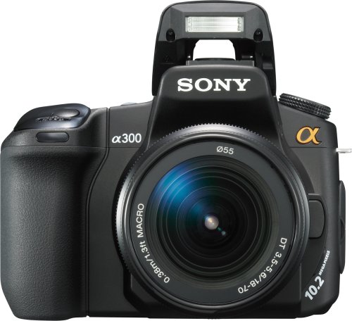 Sony Alpha DSLRA300K 10.2MP Digital SLR Camera with Super SteadyShot Image Stabilization with DT 18-70mm f/3.5-5.6 Zoom Lens (Discontinued by Manufacturer)