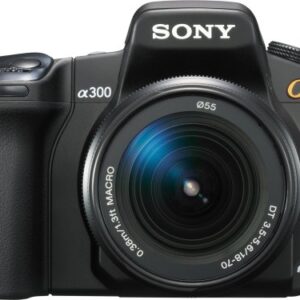 Sony Alpha DSLRA300K 10.2MP Digital SLR Camera with Super SteadyShot Image Stabilization with DT 18-70mm f/3.5-5.6 Zoom Lens (Discontinued by Manufacturer)