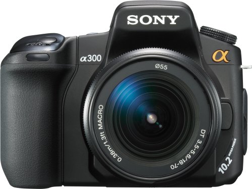 Sony Alpha DSLRA300K 10.2MP Digital SLR Camera with Super SteadyShot Image Stabilization with DT 18-70mm f/3.5-5.6 Zoom Lens (Discontinued by Manufacturer)