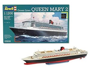revell 05808 queen mary 2 cruise liner - 1:1200 model kit