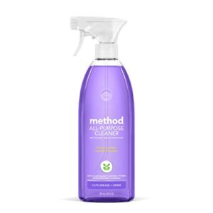 method all-purpose cleaner spray, french lavender, plant-based and biodegradable formula perfect for most counters, tiles and more, 28 fl oz, (pack of 1)