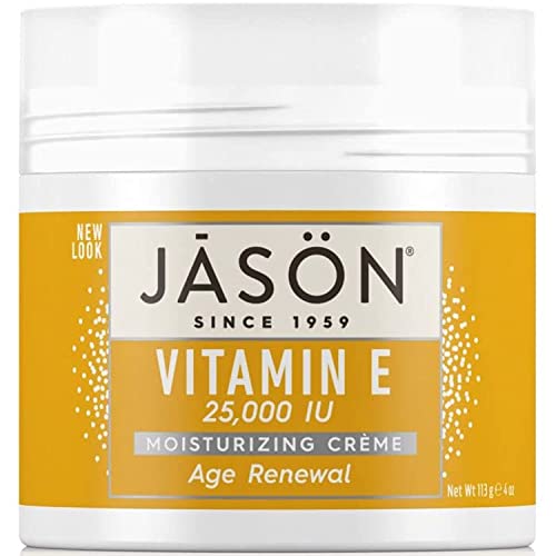 Jason Moisturizing Crème, Vitamin E 25,000 Age Renewal, 4 Oz