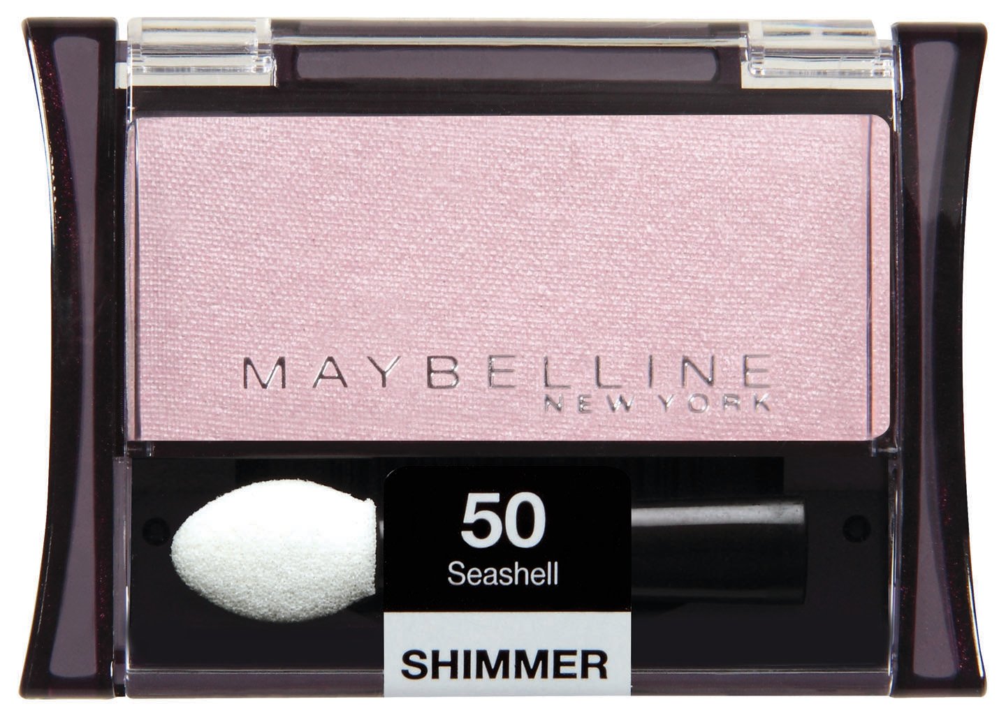 Maybelline New York Expert Wear Eyeshadow Singles, 50 Seashell Shimmer, 0.09 Ounce