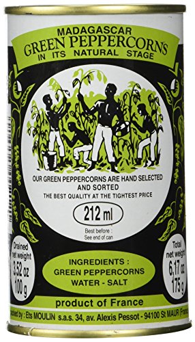 Madagascar Green Peppercorns in brine 3.52 oz,100g ,1 PACK