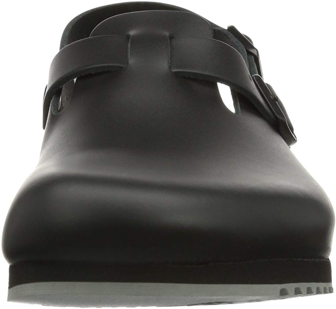 Birkenstock Men's Tokyo Black Leather Clogs 38 Normal