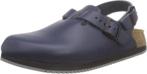 birkenstock men?s tokyo blue leather sandals 45 eu (m12 us) n 061156