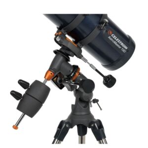 Celestron - AstroMaster 130EQ-MD Newtonian Telescope - Reflector Telescope for Beginners - Fully-Coated Glass Optics - Adjustable-Height Tripod - Bonus Astronomy Software Package