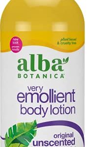 Alba Botanica Very Emollient Body Lotion, Unscented Original, 32 Oz