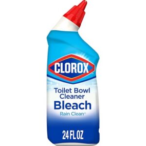 clorox toilet bowl cleaner, rain clean - 24 ounces (package may vary)