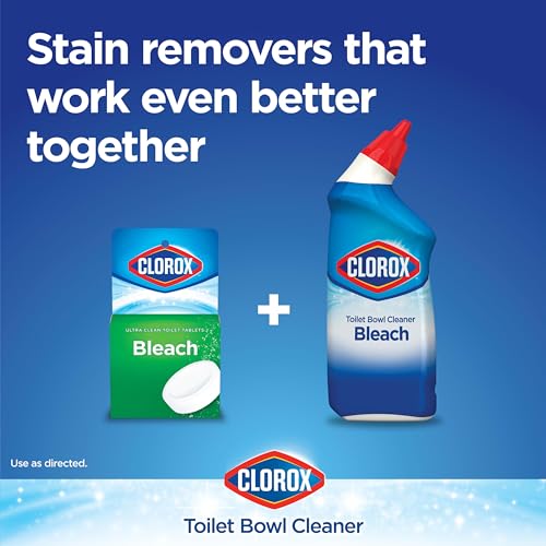 Clorox Toilet Bowl Cleaner, Rain Clean - 24 Ounces (Package May Vary)