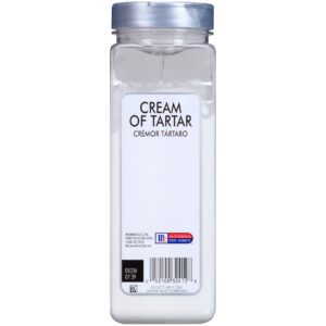 McCormick Culinary Cream of Tartar, 25 oz - One 25 Ounce Container of Cream of Tartar Powdered Thickening Agent for Egg Whites, Meringues, Angel Food Cake, Cookies, and More