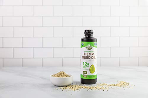 Manitoba Harvest Organic Hemp Oil, Cold Pressed, 12g of Omegas 3&6 Per Serving, Non-GMO, 8.45 Fl Oz