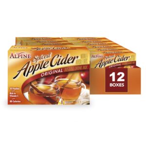 Alpine Spiced Cider Original Drink Mix, Apple Flavor, 120 Pouches