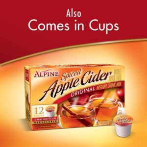 Alpine Spiced Cider Original Drink Mix, Apple Flavor, 120 Pouches