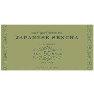 Harney & Sons Japanese Sencha Green Tea, 50 Tea Bags