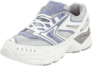 apex shoe's x532w reina running, white/periwinkle, 6.5