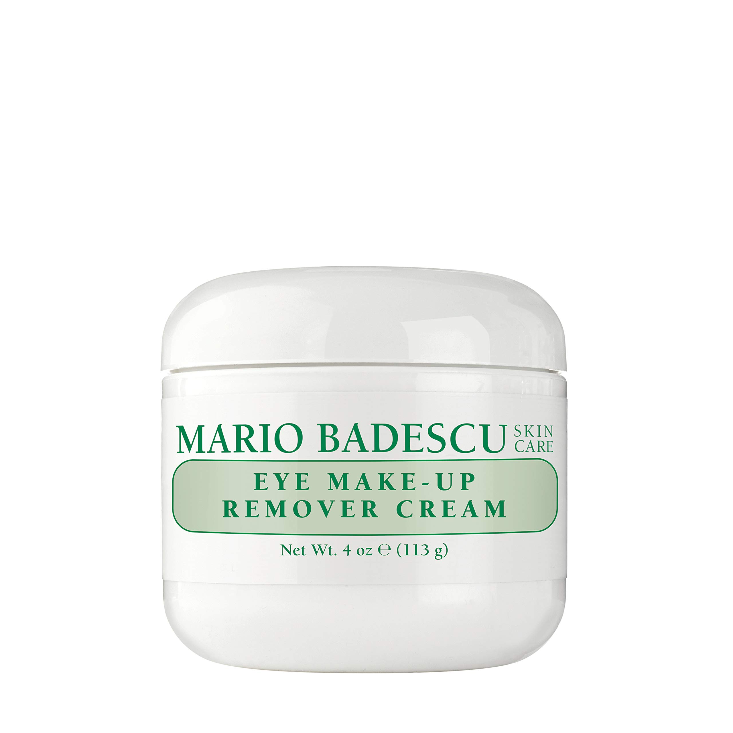 Mario Badescu Eye Makeup Remover Cream - Gentle, Non-Irritating Gel-Cream Waterproof Liner and Mascara Remover - Safe for Contact Lens Wearer - Vegan Skin Care Makeup Cleanser, 4 Oz