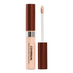 COVERGIRL Invisible Concealer Fair 115, Undereye Concealer, Sponge TIp, 1 Count , Concealer Makeup, Full Coverage Concealer, Concealer for Dark Circles, Easily Application