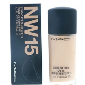 M.A.C Studio Fix Fluid Foundation SPF 15 NW15, 1 Ounce