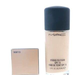 M.A.C Studio Fix Fluid Foundation SPF 15 NW15, 1 Ounce