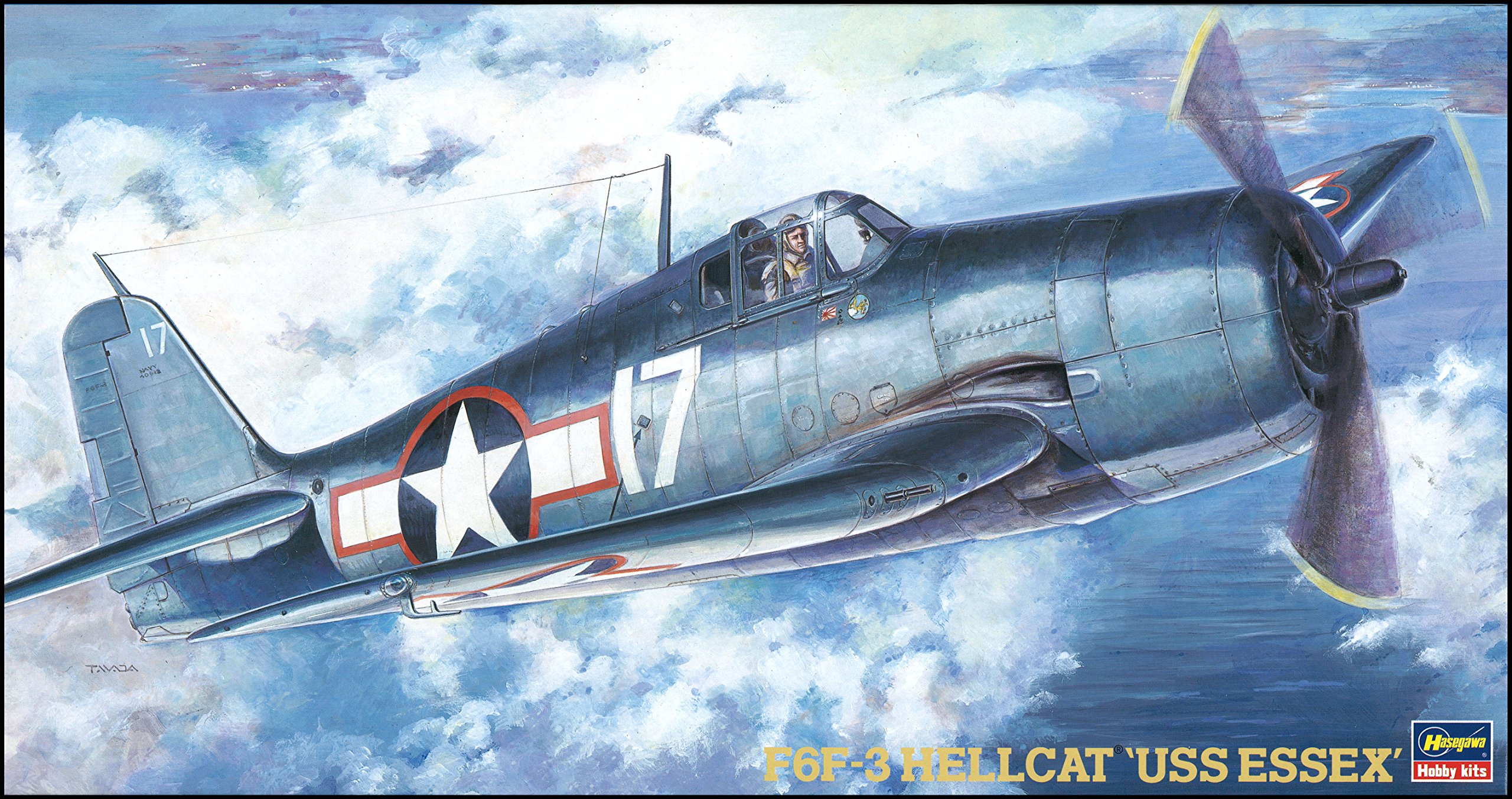 Hasegawa 1:48 Scale Grumman F6F-3 Hellcat Model Kit