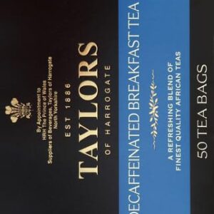 Taylors of Harrogate Decaffeinated Breakfast, 50 Teabags