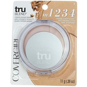 covergirl trublend pressed powder, translucent honey 3, 0.39-ounce packages (pack of 2)