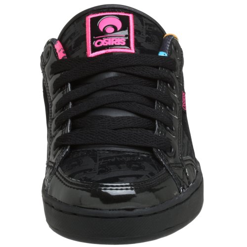 Osiris Women's Aries Sneaker,Black/Mixed Tapes,5.5 M