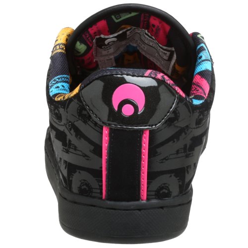 Osiris Women's Aries Sneaker,Black/Mixed Tapes,5.5 M