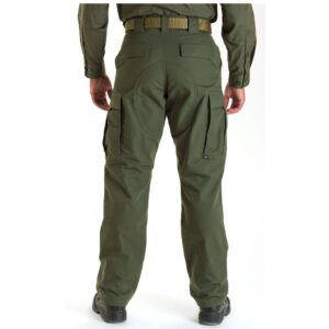 5.11 Tactical Men's Lightweight TDU Ripstop Work Pants, Style 74003, TDU Green, Large/Regular