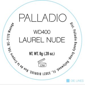 Palladio Dual Wet and Dry Foundation with sponge and Mirror, Squalane Infused, Apply Wet for Maximum Coverage or Dry for Light Finishing and Touchup, Minimizes Fine Line, All day Wear, Laurel Nude