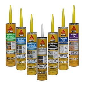 Sikaflex Mortar Fix, Limestone, Polyurethane sealant for repairing damaged mortar, joints and gaps. Sealing mortar cracks 10.1 fl. oz Cartridge