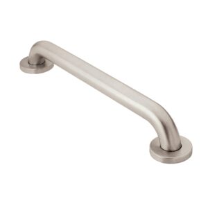 moen stainless bathroom safety 18-inch shower grab bar with concealed screws for elderly or handicapped, r8918