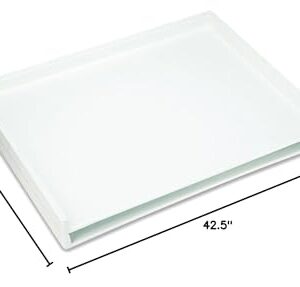 Safco 4899 Giant Stack Flat File Trays, 45-1/4w x 34d x 3h, White(Pack of 2)