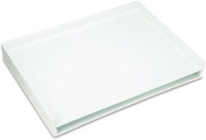 safco 4899 giant stack flat file trays, 45-1/4w x 34d x 3h, white(pack of 2)