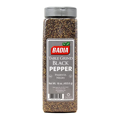 Badia Black Pepper Table Grind, 16 Ounce