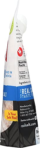 Redmond Real Sea Salt - Natural Unrefined Gluten Free Coarse, 16 Ounce Pouch (1 Pack)