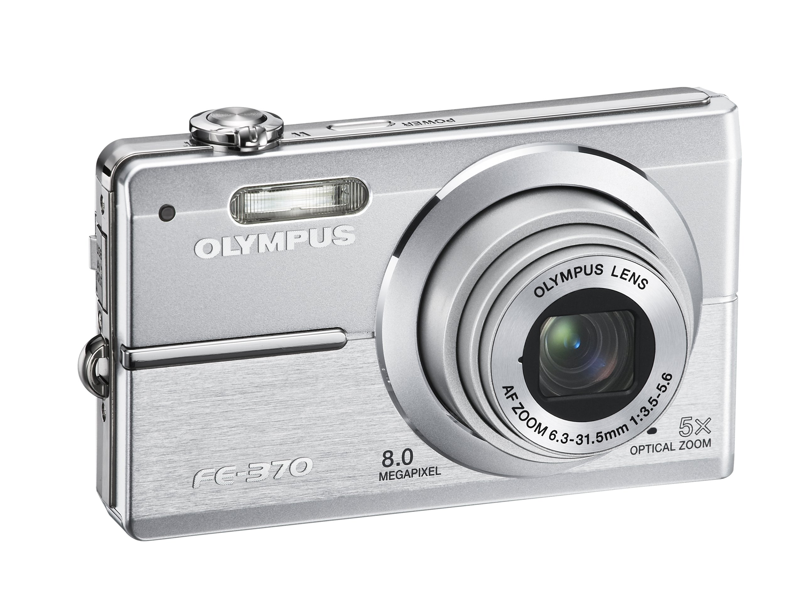 OM SYSTEM OLYMPUS FE360 8MP Digital Camera with 3x Optical Dual Zoom (Silver)