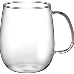 KINTO 8292 UNITEA Cup, 19.7 fl oz (550 ml), Dishwasher and Microwave Safe, Heat-resistant Glass, Gift