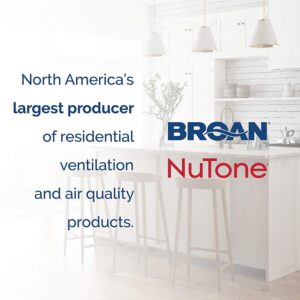 Broan-NuTone Very Quiet Ceiling Bathroom Exhaust Fan, ENERGY STAR Certified, 0.3 Sones, 80 CFM,White