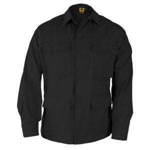 propper men's f545438-men's bdu coat, black, small regular