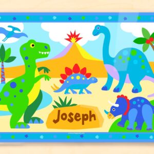 Olive Kids Dinosaur Personalized Placemat