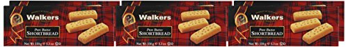 Walker’s Pure Butter Shortbread Fingers - 8-Count Box (Pack of 6) - Authentic Shortbread Cookies from Scotland​