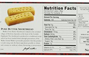 Walker’s Pure Butter Shortbread Fingers - 8-Count Box (Pack of 6) - Authentic Shortbread Cookies from Scotland​